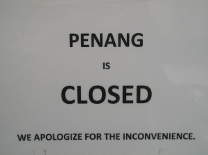 Penang Closed